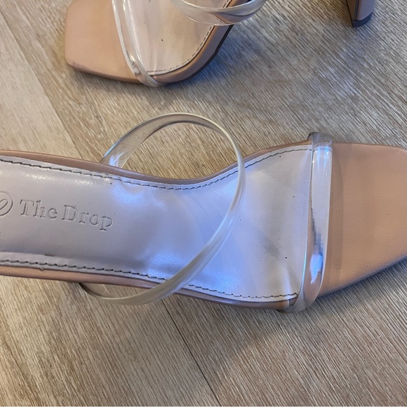 The Drop Women’s Avery Square Toe Two Strap High Heeled Sandal - Picture 4 of 6